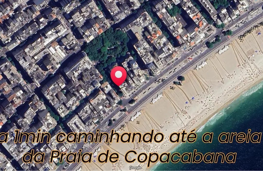 Excelente Apartamento a 1min da Praia de Copacabana-1